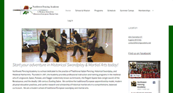 Desktop Screenshot of fencingacademy.net